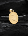 Dainichi-nyorai-gold-pendant-bonji