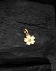 Gold Cherry Blossom Pendant - Top