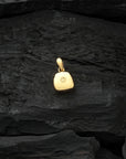 Gold Daruma Pendant - Back