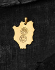 Gold Mushin Pendant - Back
