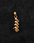 Gold Shide Amulet - Back