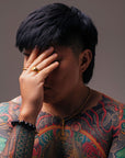 Irezumi Model Hiding Face