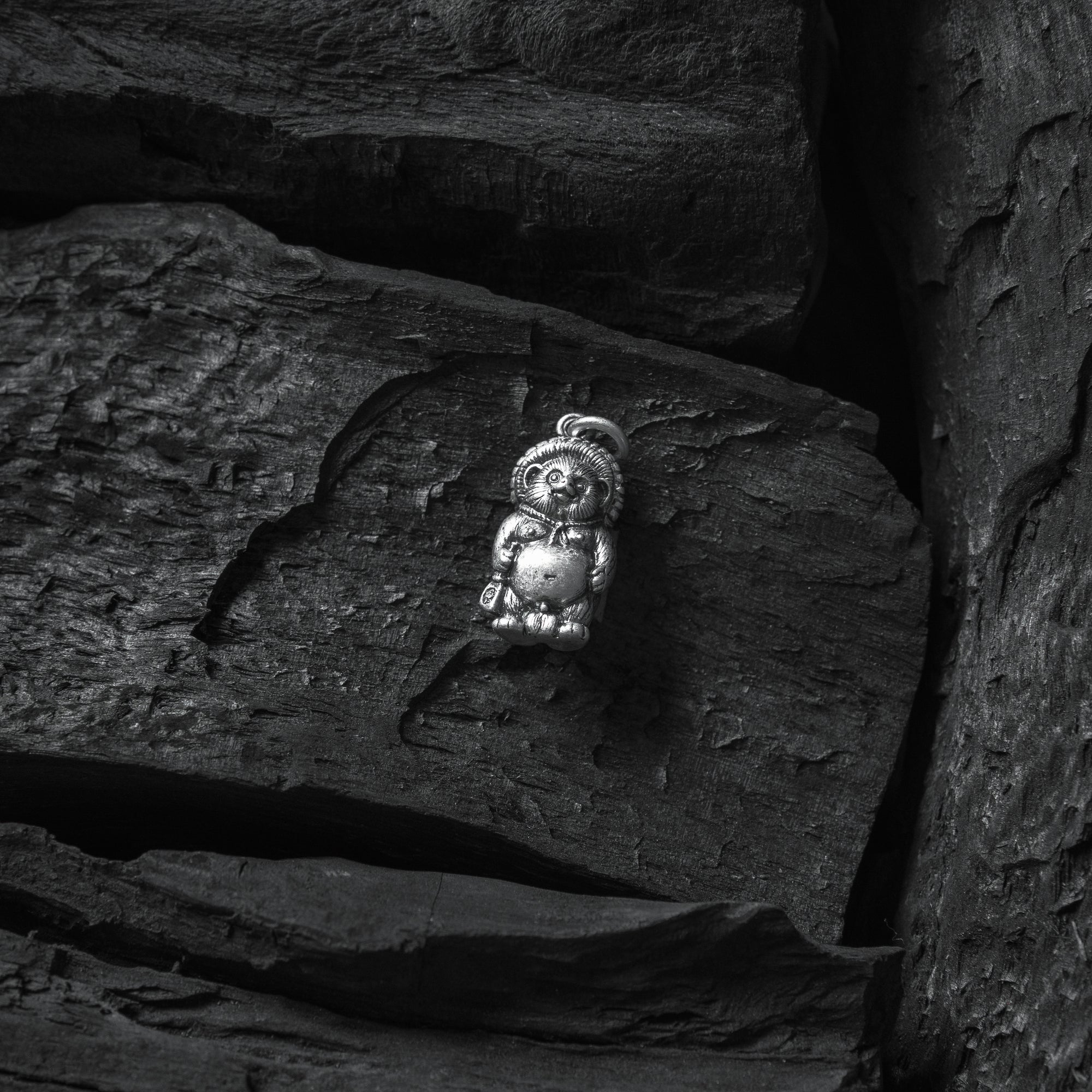 Silver Tanuki Necklace