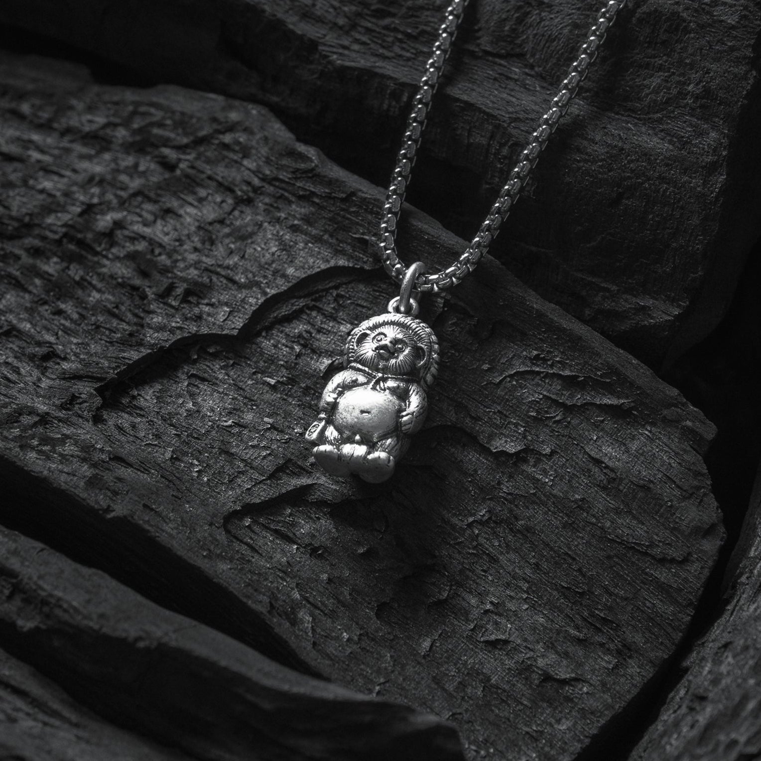 Silver Tanuki Necklace