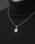Silver Cherry Blossom Pendant - Model