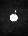 Silver Tachibana Kamon Pendant - Back