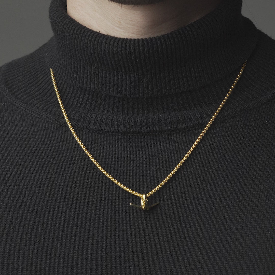Gold Origami Crane Necklace – TachibanaCo