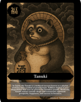 Silver Tanuki Necklace
