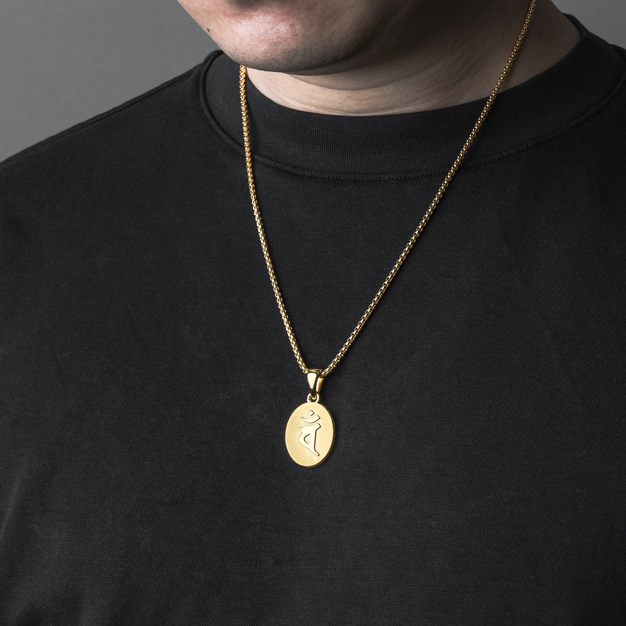 Dainichi-nyorai-gold-necklace-bonji