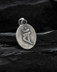 Dainichi.nyorai.silver.pendant.bonji