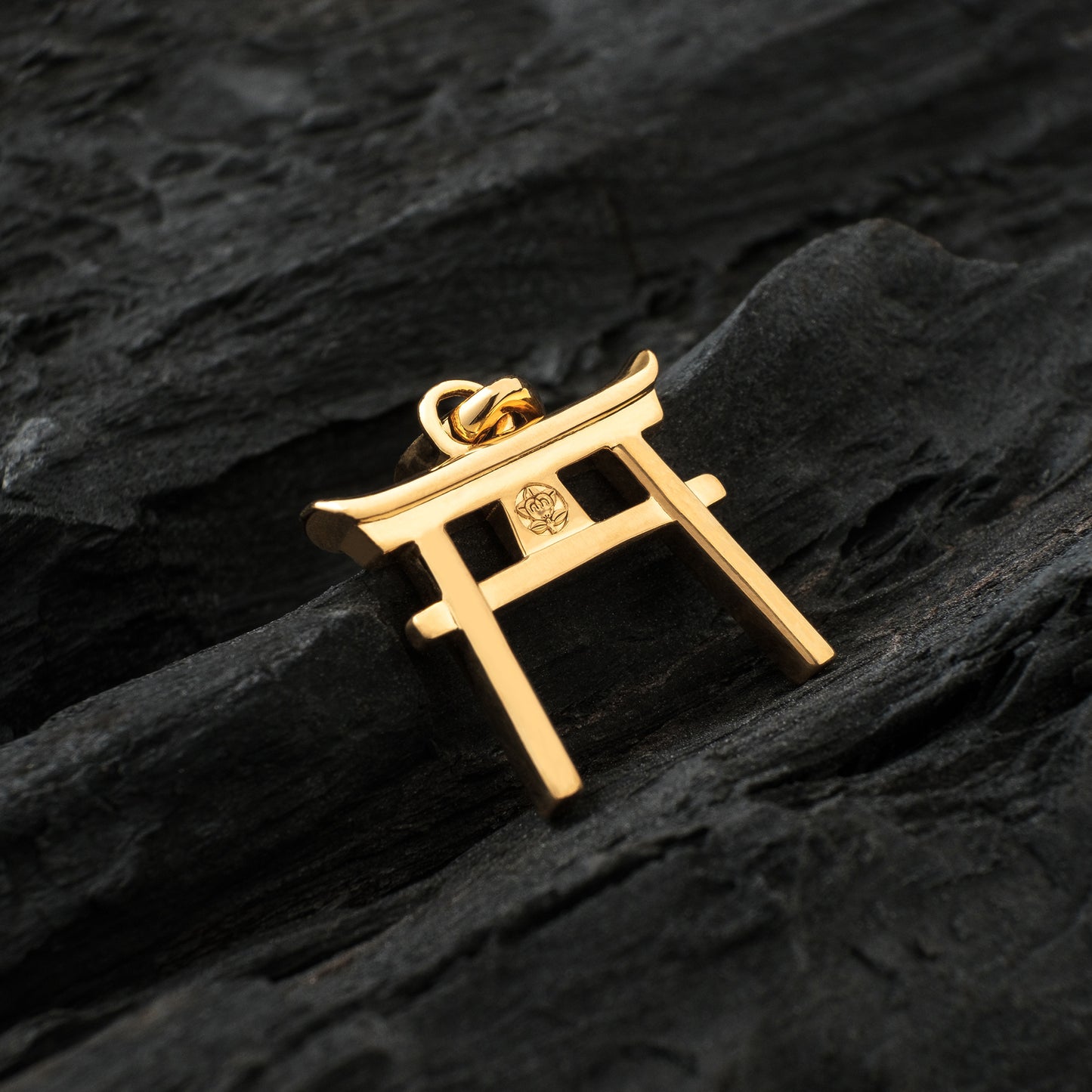 Gold Torii Gate Amulet