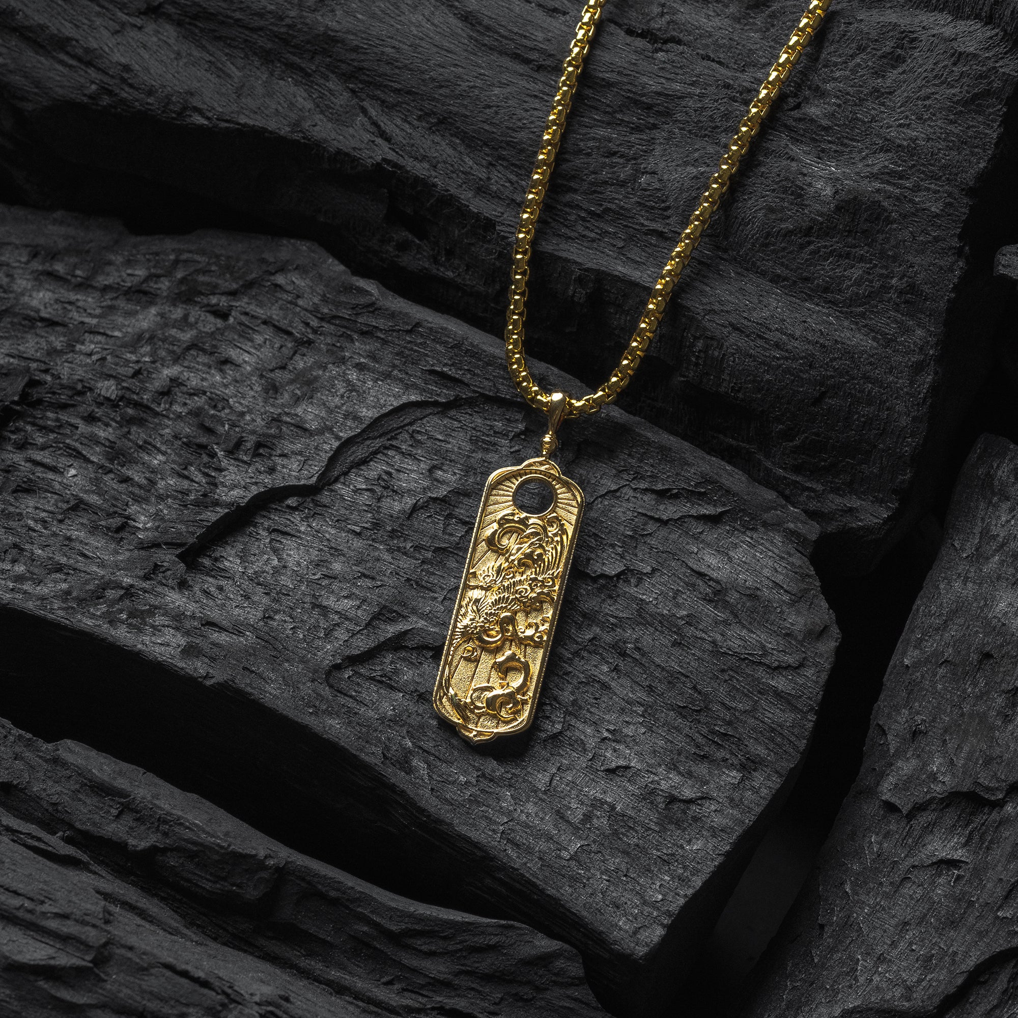 GoldTurtleCraneChain-3-SQ