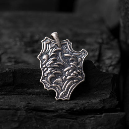 Silver Mushin Pendant - Front