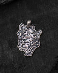 Silver Mushin Pendant - Above