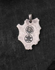 Silver Mushin Pendant - Back