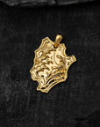 Gold Mushin Pendant - Above