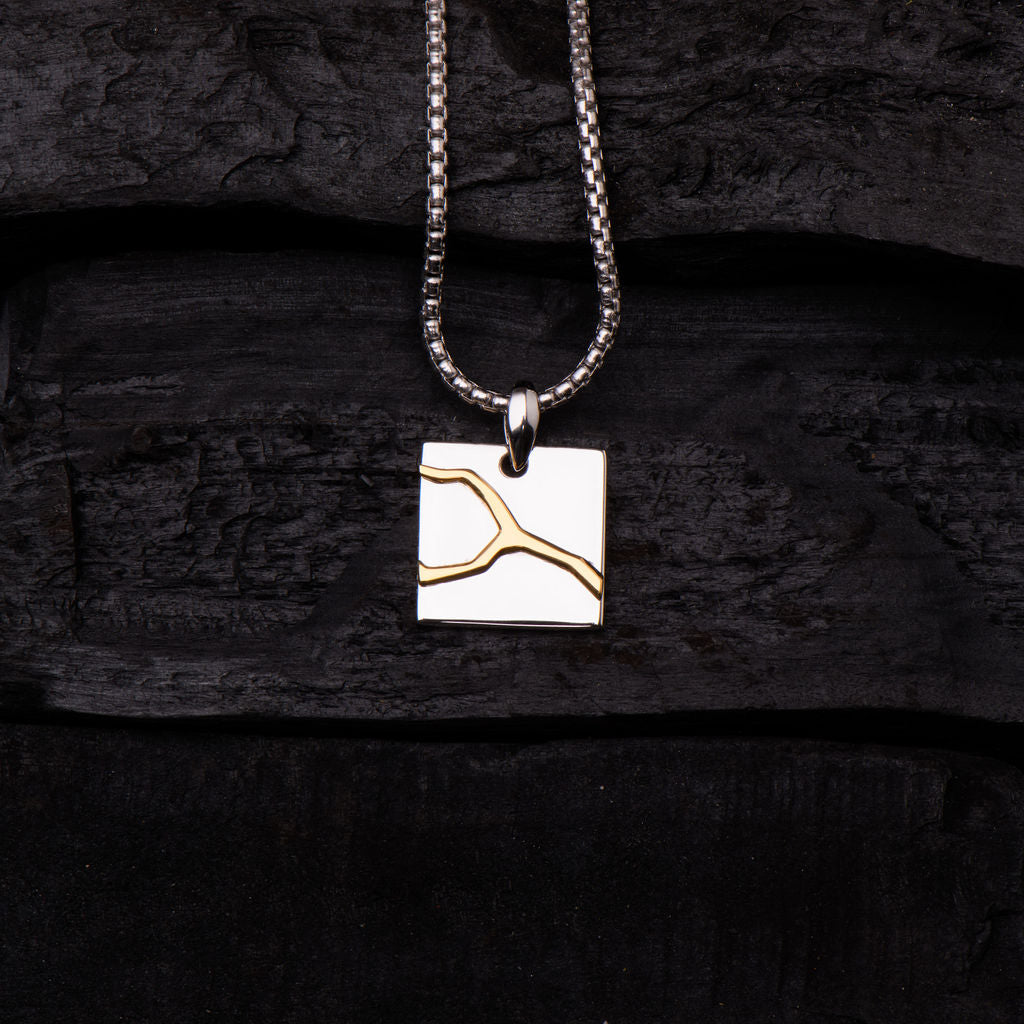 Kintsugi Necklace - Above