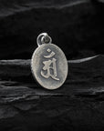 Silver-Fugen-bosatsu-pendant