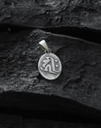 Silver-Senju-Kannon-pendant-front