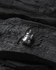 Silver Maneki-neko / Lucky Cat Amulet