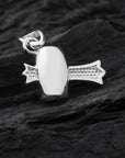 Silver Lucky Hammer Pendant - Front