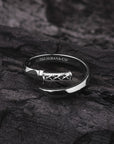 Silver Katana Ring - Above