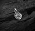 Silver Tachibana Kamon Pendant - Front