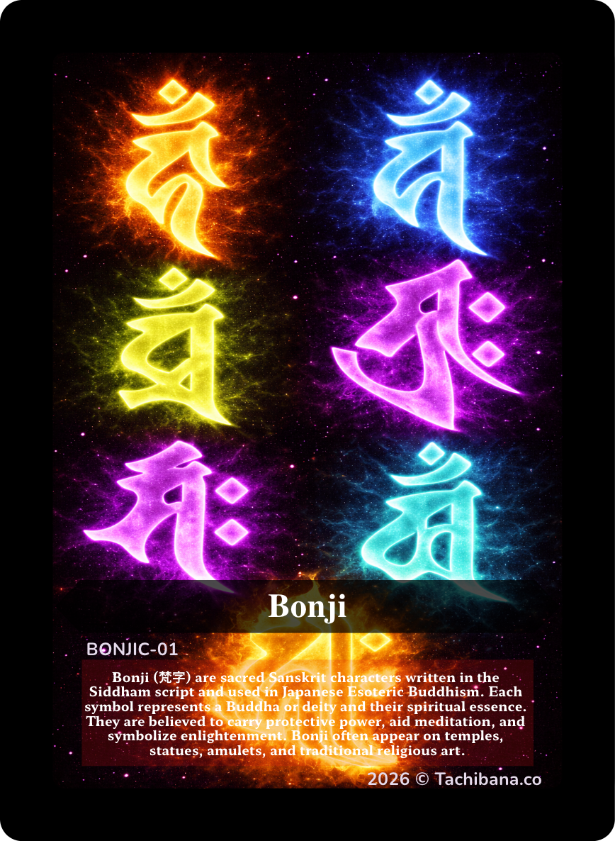 bonji.meaning.card