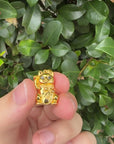 Gold Maneki-neko / Lucky Cat Amulet