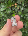 Silver Maneki-neko / Lucky Cat Necklace