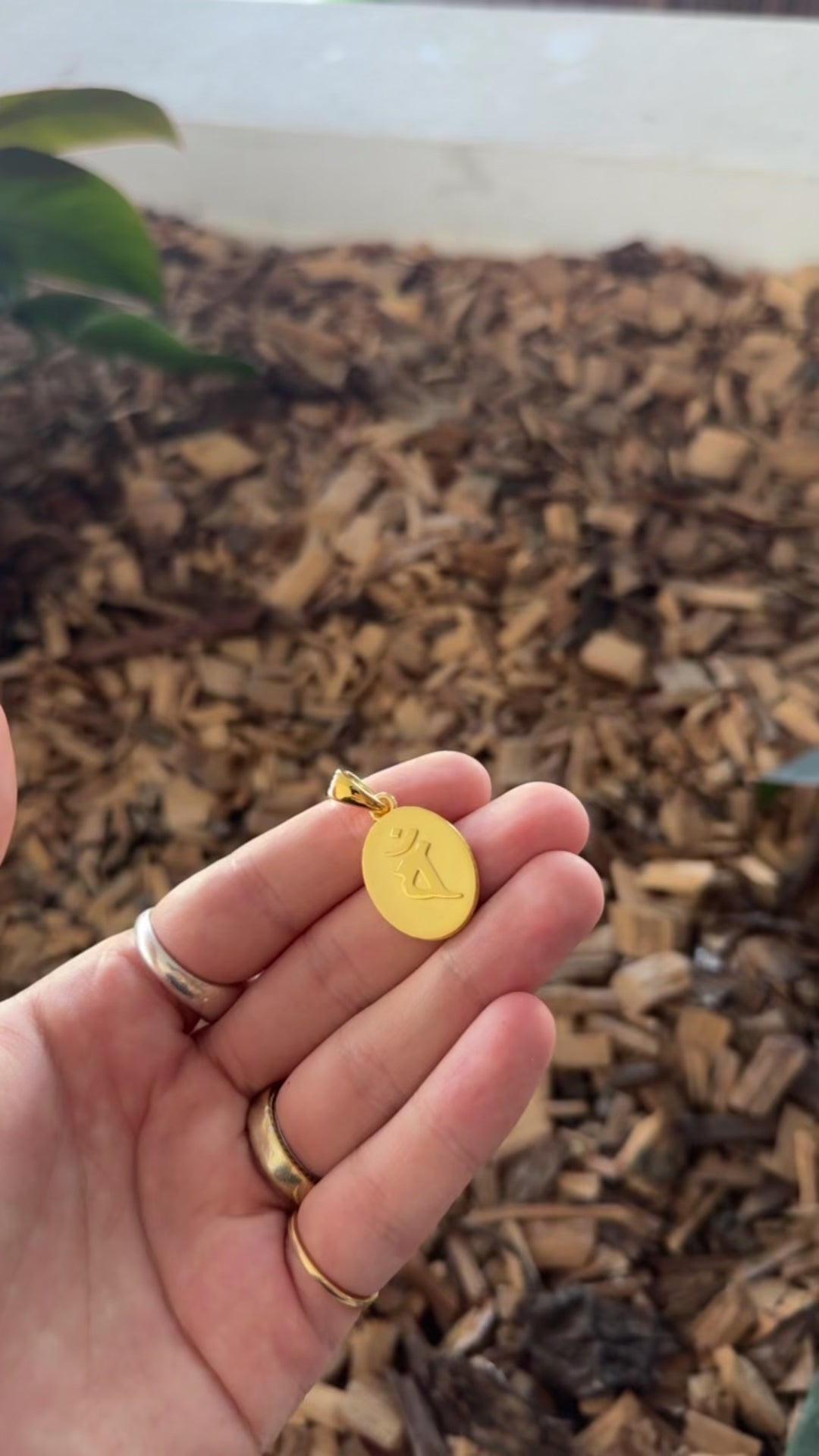 Dainichi-nyorai-gold-pendant-bonji-video