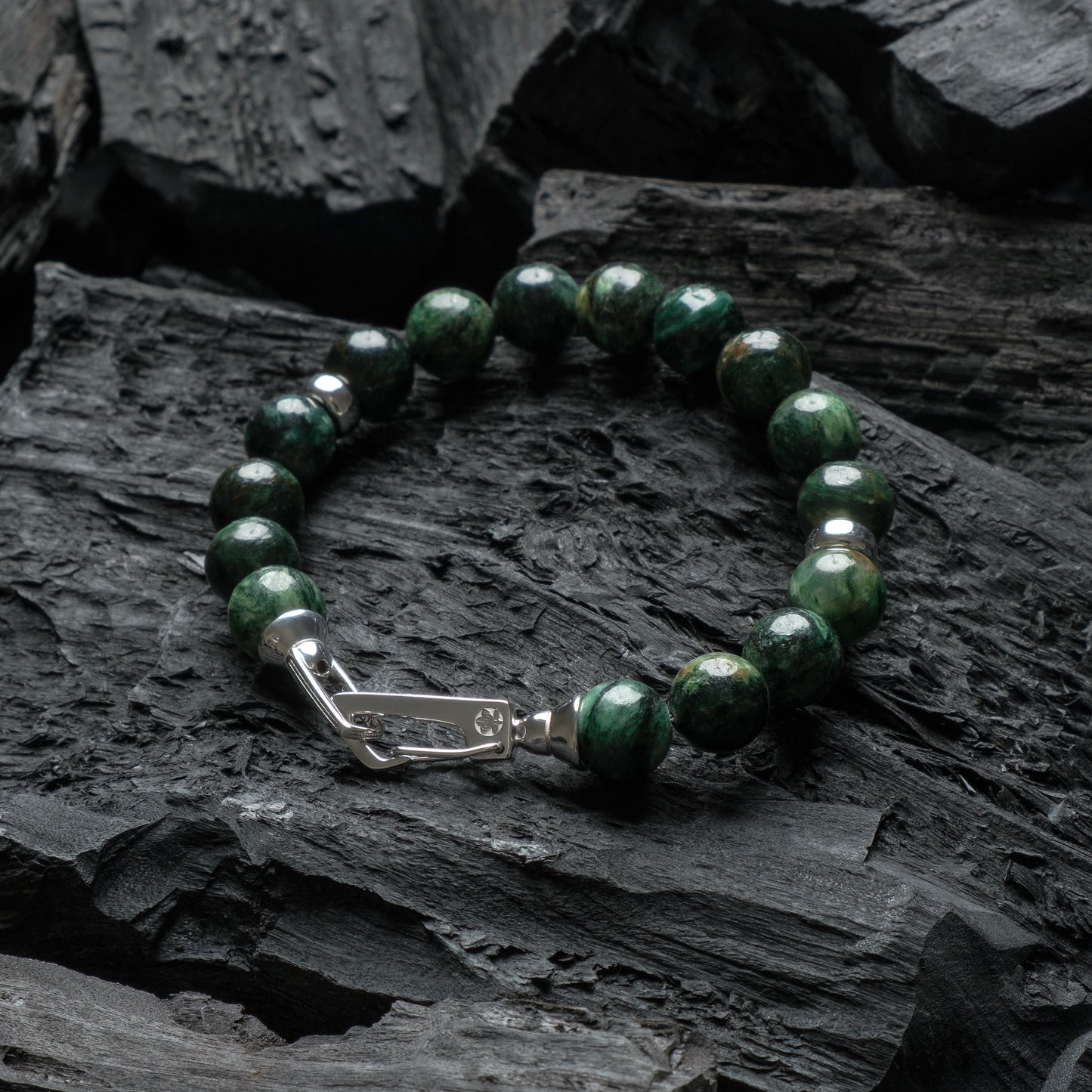 Deluxe Silver - Emerald Fuchsite