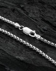 Silver Box Chain Necklace